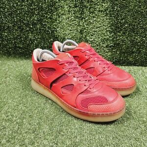 Alexander Mcqueen x Puma Red Leather Made In Italy Sneakers Mens Size 9